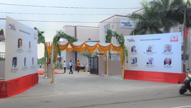 Precia Molen announces the opening of its third plant in Chennai, India